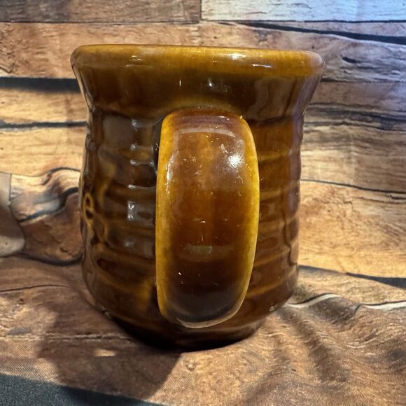 Vintage Kettle Restaurant Coffee Mug Brown Rustic Logo USA Country Home Cooking - Picture 4 of 6